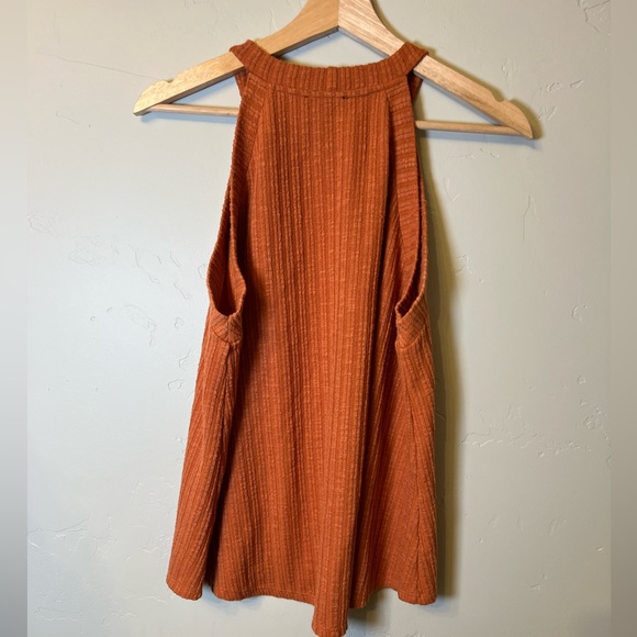 Anthropologie | Anthro W5 Ribbed Women’s Tank Top in Burnt Orange Size Large - Picture 2 of 3